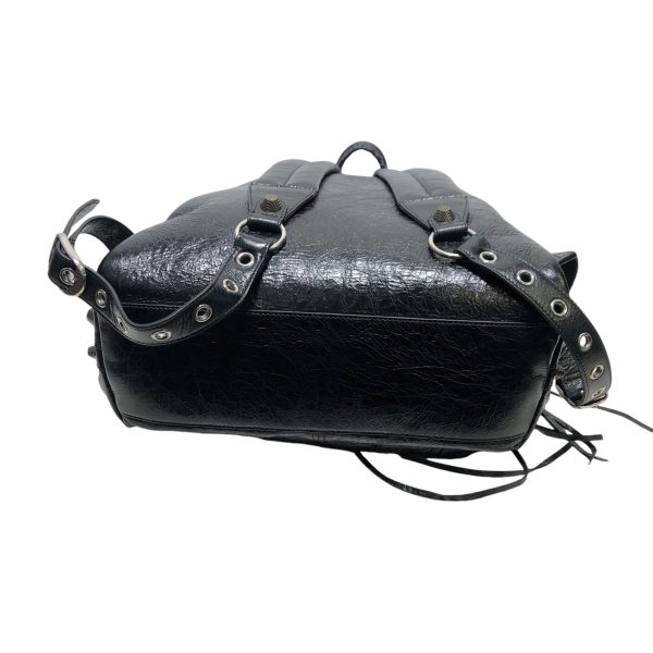 BALENCIAGA Backpack Leather BLK Le Cagole Hot on Sale