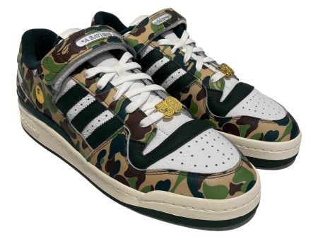 adidas BAPE Low-Sneakers US 12 Camouflage Leather GRN Forum 84 Low Supply