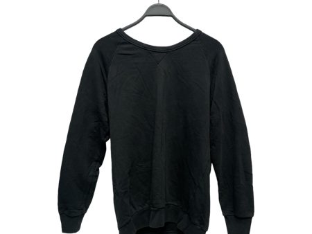 DRIES VAN NOTEN Sweater L Cotton BLK Back Zip Sweater on Sale