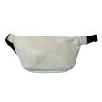 BALENCIAGA Fanny Pack Leather WHT Logo Belt Bag Hot on Sale