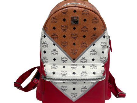 MCM Backpack All Over Print Leather MLT  For Discount