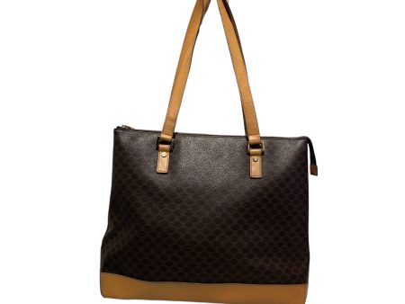 CELINE Tote Bag Monogram Leather BRW  Hot on Sale