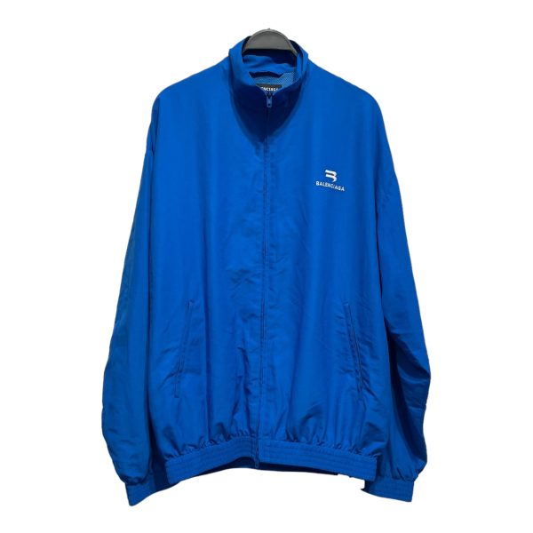 BALENCIAGA Windbreaker 48 Nylon BLU FW21 SPORTY B LOGO Online Hot Sale