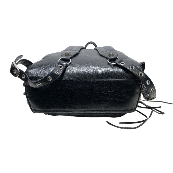 BALENCIAGA Backpack Leather BLK Le Cagole Hot on Sale