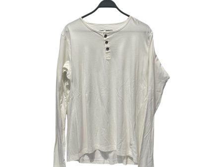 GREG LAUREN LS T-Shirt 2 Cotton WHT  Online Hot Sale