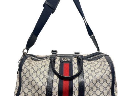 GUCCI Cross Body Bag OS Monogram Leather BEG Ophidia  GG supreme travel bag Cheap