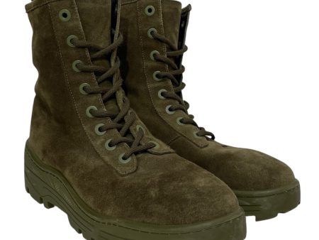 YEEZY Lace Up Boots US 8 Cotton GRN SEASON 6 SUEDE COMBAT BOOT Discount