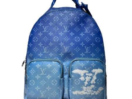 LOUIS VUITTON Backpack Monogram Leather BLU cloud LV monogram backpack on Sale