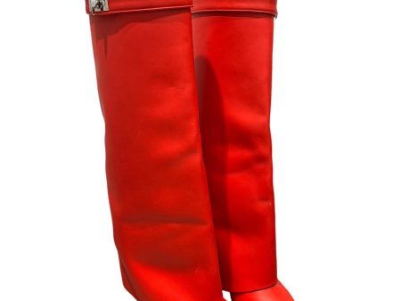 GIVENCHY Boots EU 38 Leather RED  Cheap