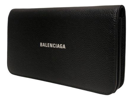 BALENCIAGA Bag Leather BLK BLENCIAGA LEATHER WALLET For Sale