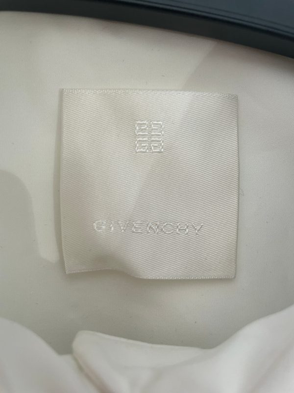 GIVENCHY LS Shirt 38 Cotton WHT  on Sale