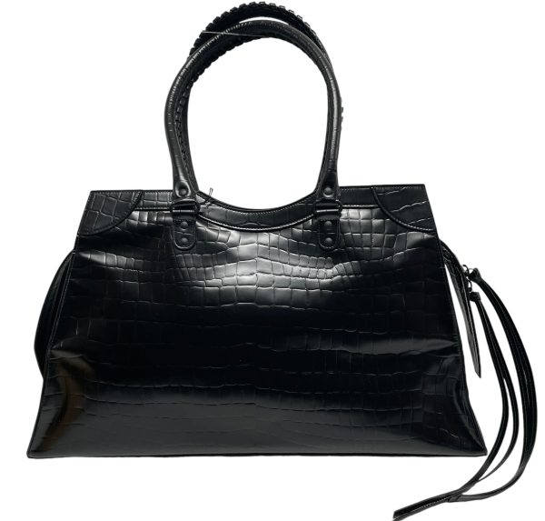 BALENCIAGA Bag OS Leather BLK Giant City Bag Sale