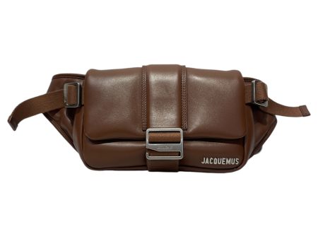 JACQUEMUS Fanny Pack Leather BRW LA BANANE BAMBIMOU Fashion