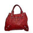 BALENCIAGA Hand Bag Lambskin RED CHEVRE GIANT Online Sale