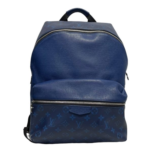 LOUIS VUITTON Backpack OS Monogram Leather BLU DISCOVERY PM For Sale