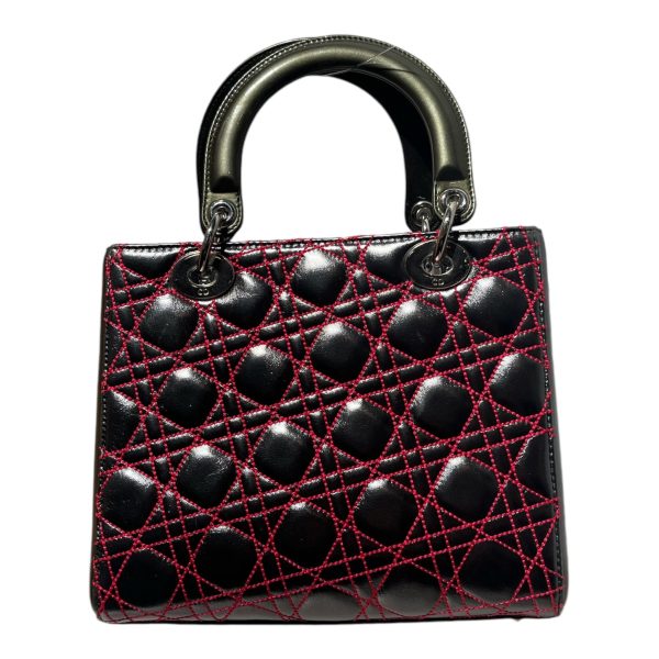 Christian Dior Hand Bag All Over Print Leather SLV LADY DIOR ANSELM REYL on Sale