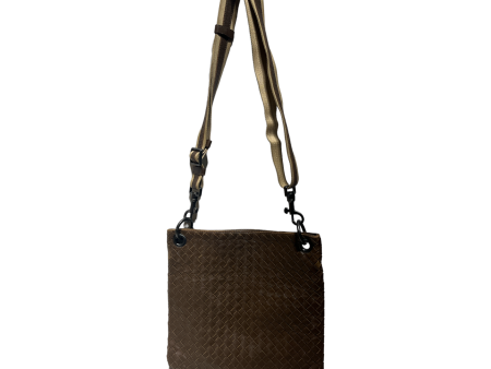 BOTTEGA VENETA Cross Body Bag Leather BRW WOVEN on Sale