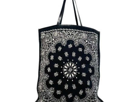 SAINT LAURENT Tote Bag OS Paisley BLK Bandana Tote Fashion