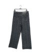 MARC JACOBS Bootcut Pants 27 Monogram Denim BLK  Online now