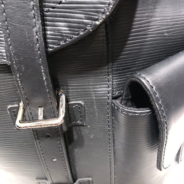 LOUIS VUITTON Backpack Leather BLK EPI CHRISTOPHER BACKPACK Hot on Sale