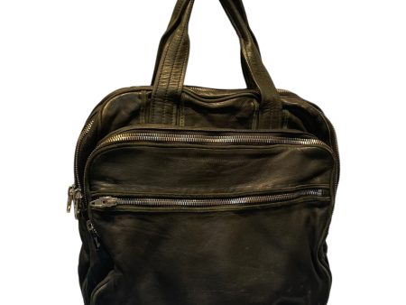 Alexander Wang Hand Bag Leather BLK  For Cheap