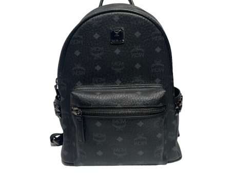 MCM Backpack Monogram BLK MCM BLK BACKPACK on Sale