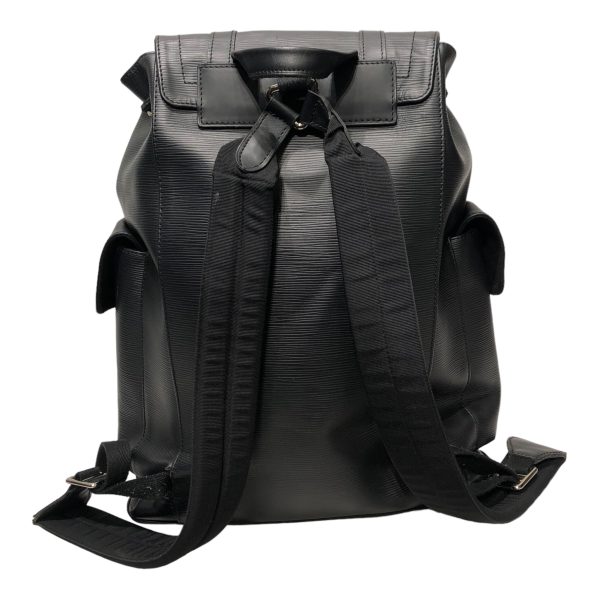 LOUIS VUITTON Backpack Leather BLK EPI CHRISTOPHER BACKPACK Hot on Sale