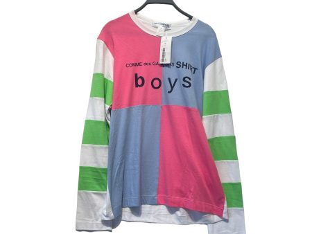 COMME des GARCONS SHIRT BOYS LS T-Shirt M Cotton MLT All Over Print  Online now